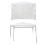 Instahut Gazebo 3x3m Marquee Wedding Party Tent Outdoor Camping Side Wall Canopy Window Panel White GAZEBO-WED-C-FG-3X3-4W-WH