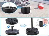 Portable Umbrella Base Water Weight Bag - 40L PVC Patio Parasol Stabiliser, Leakproof Outdoor Beach V888-ELOSUNG56751