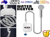 Mini Electric Instant Tankless Hot Water Heater Under Sink Shower Water System V201-HS001WH-AU