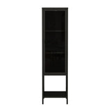 Stacked Glass Display Cabinet Collections Storage DBOX1004-4-BK