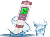 4-in-1 Meter/Salinity Tester Digital,Meter for Water Accuracy, for Drinking Swimming Pool Hydroponic V1366-AZ2-W-09089