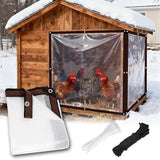 Transparent tarpaulin with eyelets, transparent tarpaulin for outdoor use, waterproof film, woven V1188-ZXY-131-214