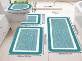 PALIFEUR Bathroom Rugs Sets, Non-Slip Bath Mat Set 4 Piece, Soft Comfortable Washable Bathroom Mat V1189-LWWAL-20260325-01012