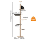 Pawz Cat Tree Tower Scratching Post Scratcher 300cm PT1308-AU