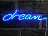 Distinctive Dream Shape English Letters LED Light Home Party Wedding Decorative Light V1294-YM0901-3119200017011