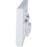 C2000 Series Classic 250V 10A Horizontal Twin Double Pole Switch Socket Outlet, White Electric V1202-V1-CLIC2025DWE