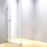 700 x 2100mm Frameless 10mm Safety Glass Shower Screen V63-829591