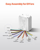 VEVOR 450W Electric Brushed DC Motor Kit 36V 3000rpm Motor with Speed Controller V952-ZLYSDJTJ450WPSXIWV9