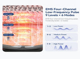 Smart EMS Lumbar Massager with Heat, Airbag Traction and Pulse Modes for Home Relaxation, Muscle V1341-ZY-R5P6E3CV-FLAGSHIPMODEL