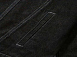 Men'S Formal Shirt Slim Fit Dress Shirt Long Sleeve Shirt Printed Shirt - Dark Gray - Size M V1106-M-APP-81125-DARK-MAUMEU48