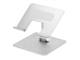 Adjustable Phone Stand Aluminum Alloy Reusable Tablet Holders Rack for Office Home BedroomSilver V1294-YM0714-3113210243412