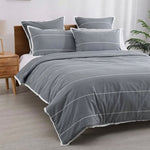 Jason Calista Granite Quilt Cover Set Super King V442-WAM-QUILTCS-CALISTA-GRANITE-SK