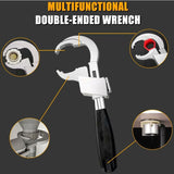 Adjustable Double End Universal Wrench - Multi-Function Crescent Wrench For Sanitary Water Pipe V1188-MS-227-2165