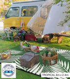 Tropical 3m x 1.8m recycled poly mat V941-TROPICAL3X1.8