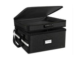 CARLA HOME Fireproof Document Box with Lock - Fabric - Office - Fireproof Document Safe V178-36523