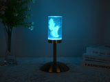 Dogtail Grass Eternal Flower Acrylic Table Lamp - Color-Changing LED, USB Rechargeable, Touch V888-ELOSUNG21682