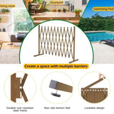 Expandable Aluminum Garden Fence Gate Rectangular V178-66899