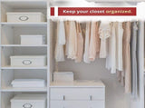 White Plastic Hangers, Clothes Hangers Perfect for Everyday Standard Use, Clothing V1192-AZ-W-22973
