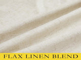 Linens 84 Inch Long 100% Blackout 2 Panels Natural Thick Farmhouse Living Room Soundproof V1258-DP02-C-1267