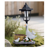 Creative Cute Duck Resin Flower Pot Solar Outdoor Light, Courtyard and Garden Decorative V1265-AU-LD-055