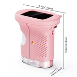 Children's 1000X Digital Microscope 2.4 Inch IPS Screen Portable Mini LED Microscope with Photo V1232-ETXWJ003