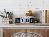 Vintage Style Table Top Calendar 28x9cm V637-56016CAL