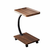 Sofa Side Table Stylish Simple Versatile Dual Layer Couch End Table for Living Room Bedroom Square V1294-YM0901-3116230019711
