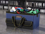 Electrician's tool Kit - Durable Oxford multi-pocket organizer, with adjustable shoulder strap, blue V1105-YAGJB-01