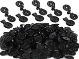 400 Pcs Black Shade Cloth Plastic Clips Round Sunshade Net Fixing Clip Fabric Clips for Garden Anti V1258-DP02-C-2253