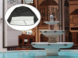420D Oxford Fabric Black D36 x Inch Garden Fountain Cover With Drawstring V1370-AZ4-20812