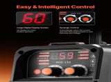 MIG, 130Amp Synergic Mig Welding Machine, 3-in-1 Flux Core MIG/Stick/Lift TIG Multi-Process V952-MIGYXHJ3H113QH258V3