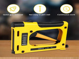 Nail Stapler for Woodworking Furniture Heavy Duty Construction Picture Frame Staple Metal Hand Tool V1370-AZ4-19848