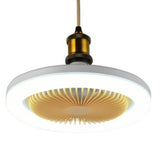 Ceiling Fan Light 30W ABS Housing 9.8in 2 in 1 White E27 LED Mini Lighting Ceiling Fan for Living V1294-YM0703-3114230020911