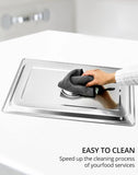 Full Size Stainless Steel Steam Table Pan Cover with Handle - Set of 2, Durable Lid for Steam Pans V1258-DP02-C-2169