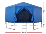 Everfit 12FT Kids Trampoline with Blue Tent Cover Ladder Rebounder Outdoor Toys TRAMPO-TD-C12-T-BL-ABC