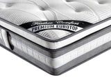 Mattress Euro Top King Size Pocket Spring Coil with Knitted Fabric Medium Firm 34cm Thick V43-MAT-PET-K