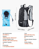 VEVOR Lightweight Hydration Pack Backpack 2L Water Bladder Biking Hiking Running V952-QBKSDBHS00001CNILV0