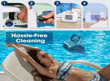 WYBOT Grampus 800 Robotic Pool Cleaner, Automatic Vacuum with Quick Clean, Wall Climbing Capability, V219-POLCLNWY8CCA