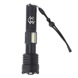 Rechargeable Flashlight 40000LM High Brightness 3000M Range Zoomable Super Bright Flashlight Power V1294-YM0901-3119240058811