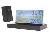 Weather Clock Transparent ABS Wireless Multifunctional Temperature Alarm Clock with Color Screen V1294-YM0703-3113230046711