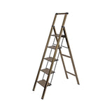 5 Step Ladder Foldable Lightweight Aluminium with Anti-Slip Pedals V63-954091