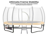 Kahuna 10ft Twister Springless Trampoline - Rainbow TRM-KAH-ELA-10D-RB
