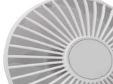 Desk Fan with Digital LED Display Personal Wall Mounted Table Fan 6 Inch for Home Office 5 Wind V1294-YM0901-3113250066211