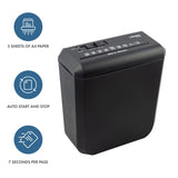 Home & Office Shredder, 5 x A4 At Once, Auto Start/Stop Function V196-XS-505