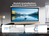 Manual Projector Screen, 1829 mm 43 4K 1080 HD Retractable Pull Down Projector Screen, Wall Mounted V952-BGSTYPMBGSSDBNL19001V0