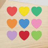 2 Sets Heart Shaped Paper Cutouts for Valentine Crafts Messages V1192-AZ-W-21465