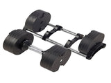 Powertrain Eon 2 x 36kg Dial-Up Adjustable Dumbbell Home Gym Weights DMB-B10-036-2
