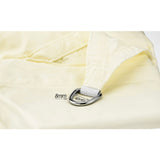 Wallaroo Waterproof 160GSM Outdoor Sun Shade Sail Canopy Cream Square 4 x 4m WPSS-4X4-160