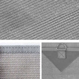 Caravan Privacy Screen Roll Out Awning 4.3X1.95M End Wall Side Sun Shade Grey AWN-CV-B-SS-43