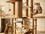 Scandinavian Gray Felt Cat Tree V1408-L05